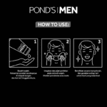 Ponds Men Bright Boost Facial Foam 100ml