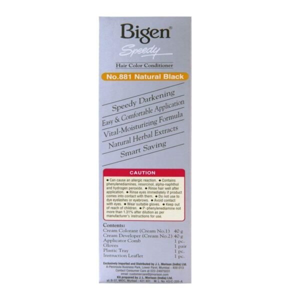 Bigen Speedy Hair Color Natural Black 881