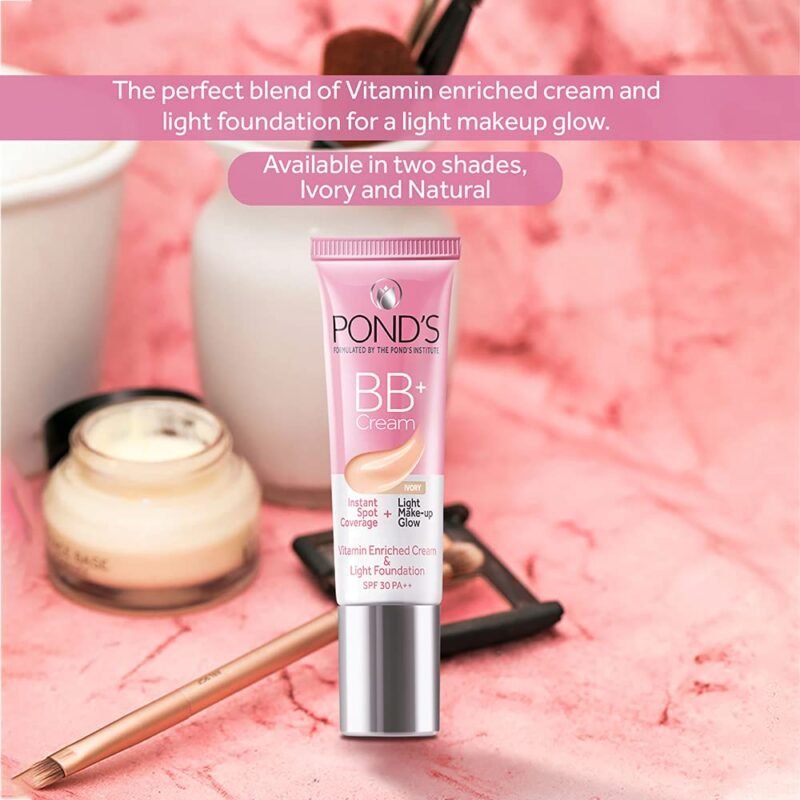 PONDS BB Cream Instant Spot Coverage Light Make-up Glow Ivory 9g
