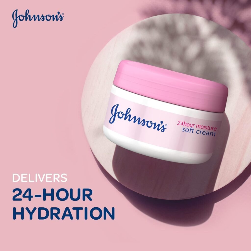 JOHNSON 24-HOUR MOISTURE SOFT CREAM 200ML Imported