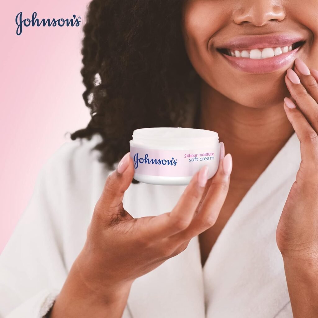 JOHNSON 24-HOUR MOISTURE SOFT CREAM 200ML Imported