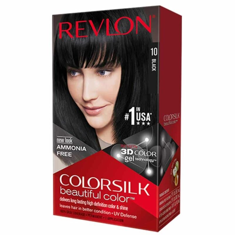 Revlon Permanent Black Hair Color Black Shades 10NO