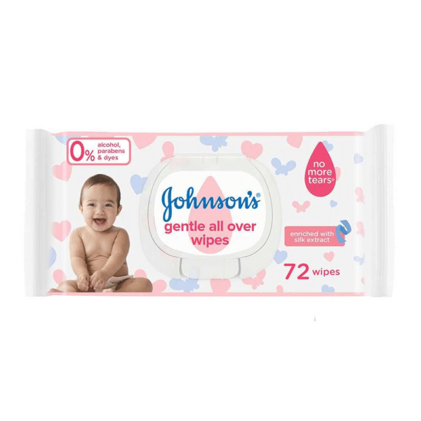 johnson baby wipes 72sheet cap