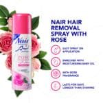 NAIR HAIR REMOVER SPRAY ROSE 200ml