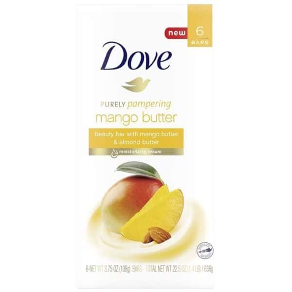 Dove Beauty Bar Mango Butter 106Gram Pack Of 6X USA