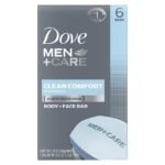 Dove Men Care Bar Clean Comfort 106Gram Pack Of 6X USA