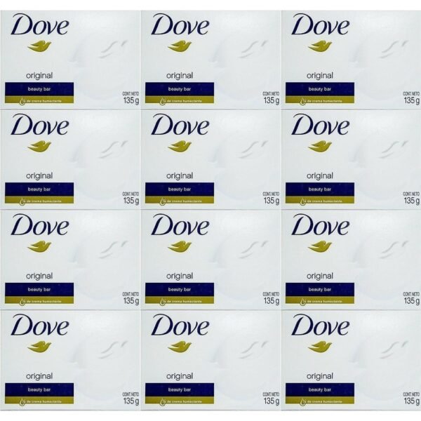 Dove Original Beauty Bar Soap 135g pack of 12X