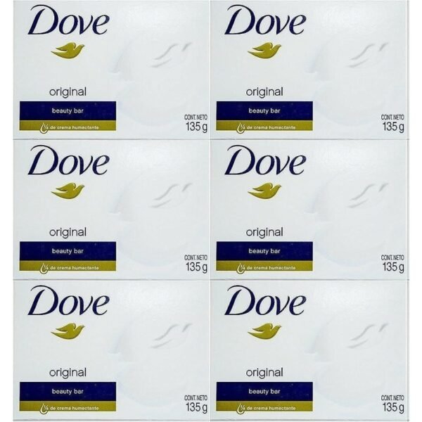 Dove Original Beauty Bar Soap 135g pack of 6X