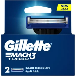 Gillette Mach3 Turbo Shave Blades 2-Pack