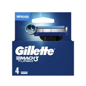 Gillette Mach3 Turbo Shave Blades 4-Pack