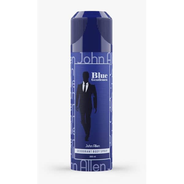 John Allen Blue Gentlemen Deodorant Body Spray 200ml