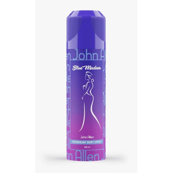 John Allen Blue Madam Deodorant Body Spray 200ml