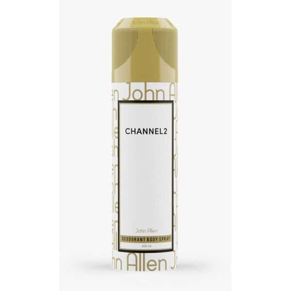 John Allen Channel 2 Deodorant Body Spray 200ml