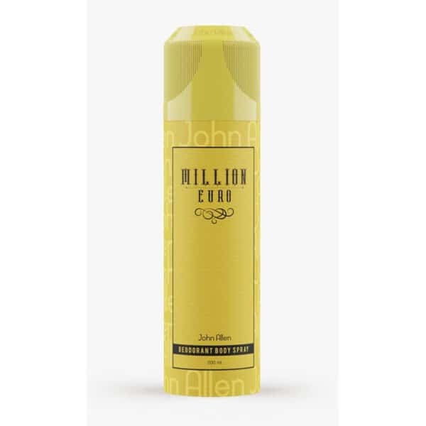 John Allen Million Euro Deodorant Body Spray 200ml