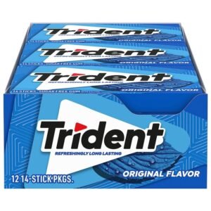 TRIDENT Bubble Gum Original 168 PIECES