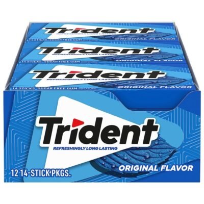 TRIDENT Bubble Gum Original 168 PIECES