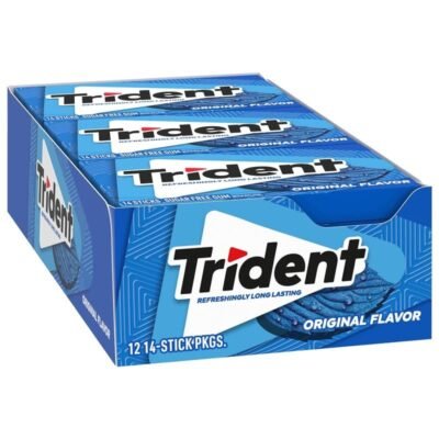 TRIDENT Bubble Gum Original 168 PIECES