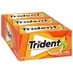 TRIDENT Bubble Gum Tropical twist 168 PIECES