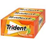 TRIDENT Bubble Gum Tropical twist 168 PIECES