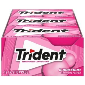 TRIDENT Bubble Gum twist 168 PIECES