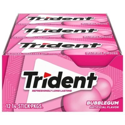TRIDENT Bubble Gum twist 168 PIECES
