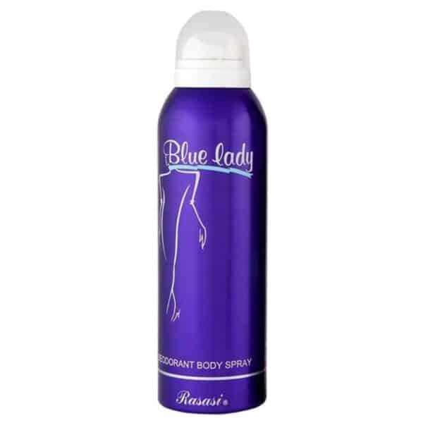 blue lady body spray rasasi 200ml