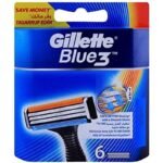 gillette blue3 blade pack of 6's