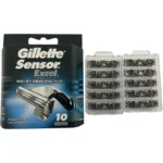 gillette sensor excel blade pack of 10's