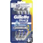 Gillette Blue3 Comfort Razor 6Up