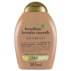 OGX Ever Straight Brazilian Keratin Smooth sulfate free surfactants Shampoo 385Ml