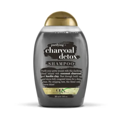 OGX purifying Charcoal Detox sulfate free surfactants Shampoo 385Ml