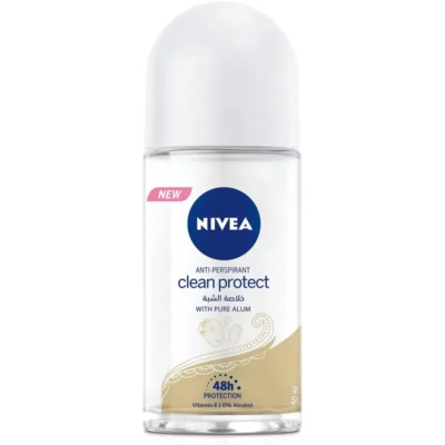 Nivea Clean Protect Pure Alum 48H Roll On 50ML