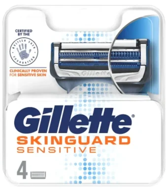 Gillette Skinguard Sensitive Blades 4's