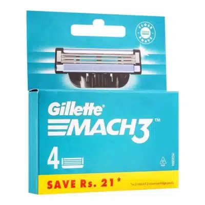 Gillette mach3 Blade Pack 4's