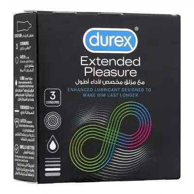 Durex Extended pleasure Condoms 3 Pack