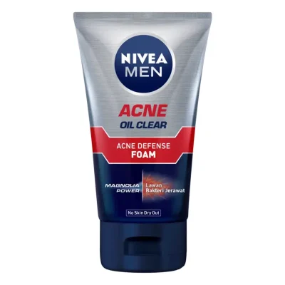 Nivea Men Acne Oil Clear Acne Defense Foam Face Wash 100ML