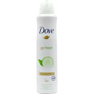 Dove Go Fresh Moisturising Cream 48H Cucumber and Green Tea Scent Body Spray 250ML