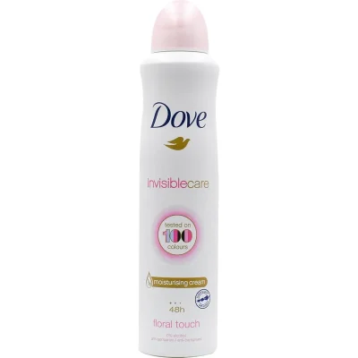 Dove InvisibleCare Moisturising Cream 48H Floral Touch Body Spray 250ML