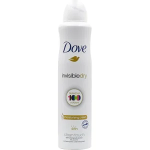 Dove InvisibleDry Moisturising Cream 48H Clean Touch Body Spray 250ML