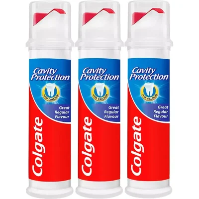 Colgate Cavity Protection Tooth Paste Pump 100ML Pack Of 3