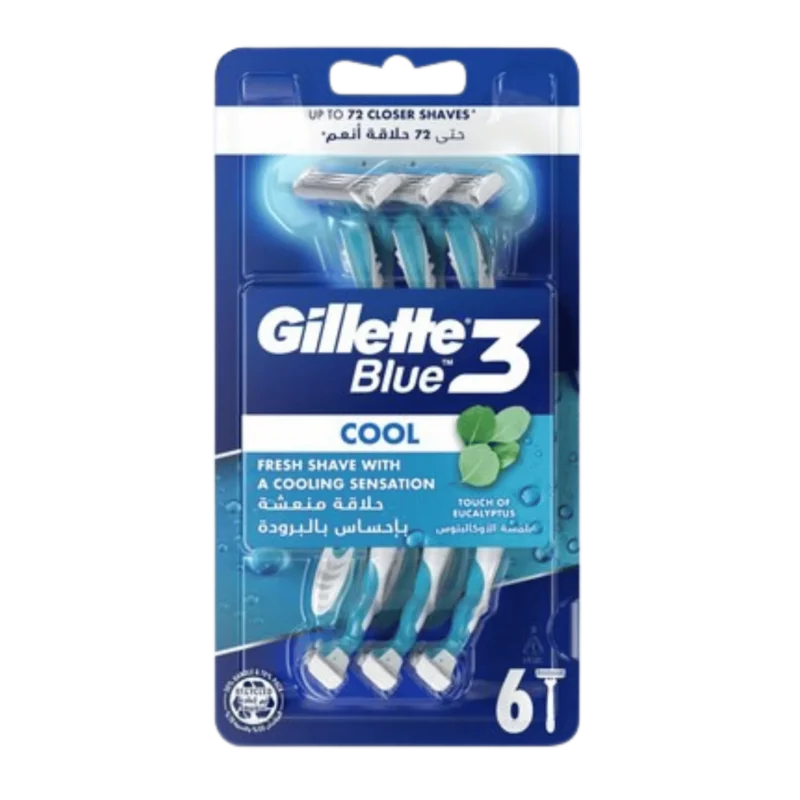 Gillette Blue 3 Cool 6 Razor Bag