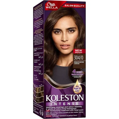 Koleston Intence Wella Hair Color 304 Medium Brown Chatain