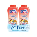 D-Nee Kids Baby Powder Bubble Gum Scent, 350g 2-Pack