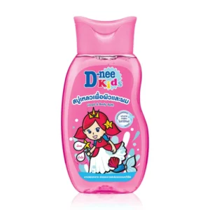 D-Nee Kids Organic Head & Body Bath Berry Cherry Pink 200ml