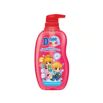 D-Nee Kids Organic Head & Body Bath Red Gummy Red 400ml