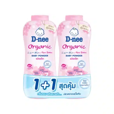 D-Nee Organic Sakura Baby Powder 350g Twin Pack