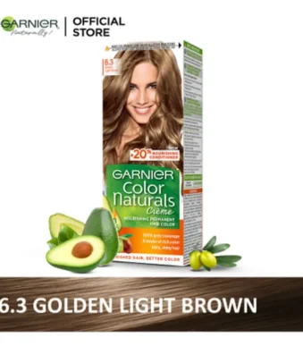 Garnier Color Naturals Creme Hair Color 6.3 Golden Light Brown