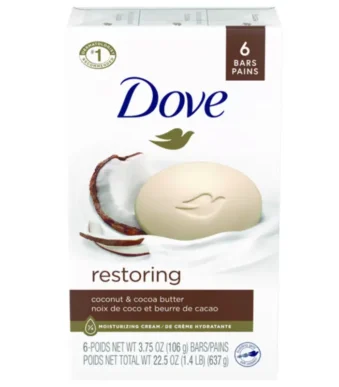 Dove Restoring Coconut And Cocoa butter Soap Bar 106G