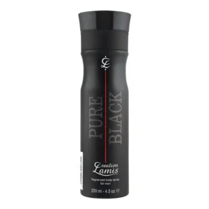 Pure Black Lamis Creation Body Spray For Men 200ml
