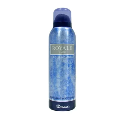 Royal Blue pour homme Deodorant Body Spray Rasasi 200ML